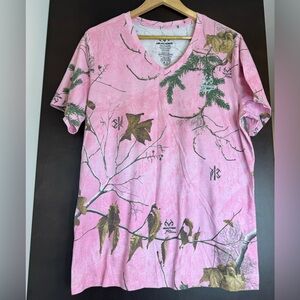 REALTREE Pink and Green Camo Shirt